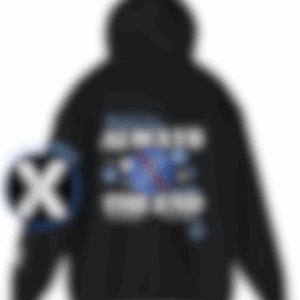 one piece mocks i am with you always black hoodie mock edited